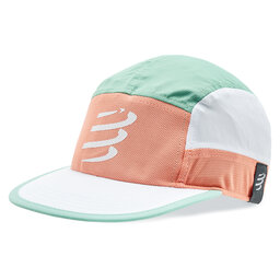 Compressport Czapka z daszkiem Compressport 5 Panel Light Cap CU00097B Papaya Punch/Creme De Menthe 412