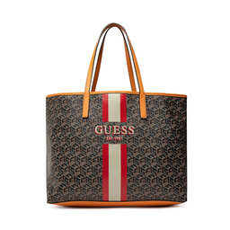 

Сумка Guess Vikky (SV) HWSV69 95240 BLACK LOGO/COGNAC, Коричневий