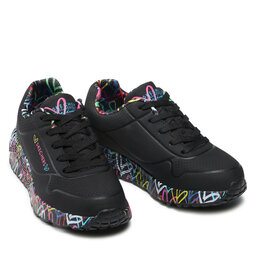 

Снікерcи Skechers Uno Lite Lovely Luv 314976L/BKMT Black/Multi, Чорний