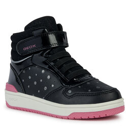 Geox Sneakersy Geox J Washiba Girl J36HXA 004AS C0922 D Black/Fuchsia