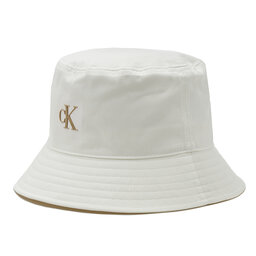Calvin Klein Jeans Kalap Calvin Klein Jeans Bucket Sculpted Twill K60K610375 White YBI