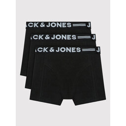 Jack&Jones Junior Jack&Jones Junior Σετ μποξεράκια 3 τμχ Sense 12149293 Μαύρο