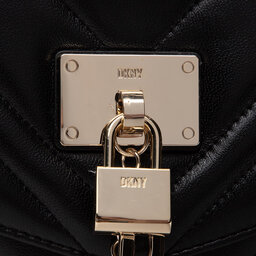 

Сумка DKNY Elissa Lg Shoulder B R223B281 Blk/Gold BGD, Чорний