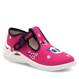 Nelli Blu Hausschuhe Nelli Blu KAPCIE PANDA RÓŻOWE Rosa