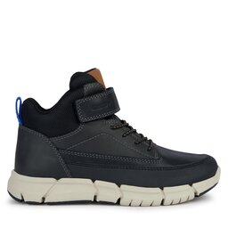 Geox Ботуши Geox J Flexyper Boy J369BA 0CLFU C9999 M Черен