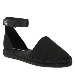 Calvin Klein Jeans Εσπαντρίγιες Calvin Klein Jeans Ankle Espadrille YW0YW01027 Black BDS