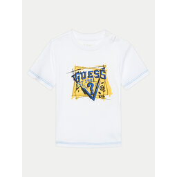 Guess Guess T-Shirt N4YI00 K8HM4 Λευκό Regular Fit