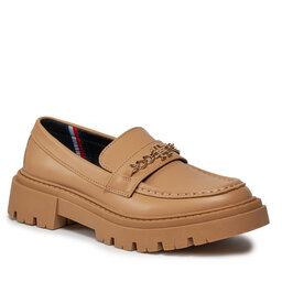 Tommy Hilfiger Īsi apavi Tommy Hilfiger T3A4-33023-1355524 S Camel 524