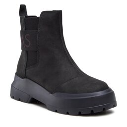 Toms Členková obuv s elastickým prvkom Toms Alpargata Combat 10018983 Black Leather