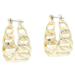 

Сережки Luv AJ The Louis Chain Hoops FW22-E-LCH-G Gold, Золотий