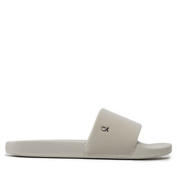 

Шльопанці Calvin Klein Pool Slide Pu HM0HM00983 Feather Gray ABY, Сірий