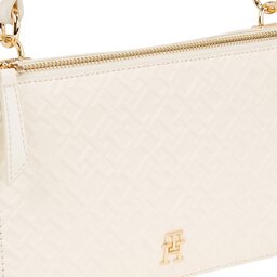 

Сумка Tommy Hilfiger Th Refined Shoulder Bag Mono AW0AW15975 Calico AEF, Écru