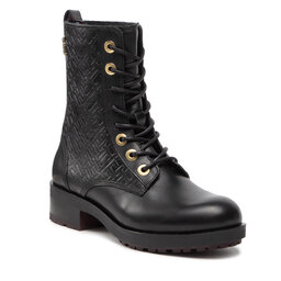 Tommy Hilfiger Bottines Tommy Hilfiger Th Monogram Biker Boot FW0FW06817 Black BDS