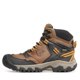 

Трекінгові черевики Keen Ridge Flex Mid Wp M 1025666 Bison/Golden Bro, Коричневий