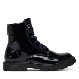 Tommy Hilfiger Schnürschuhe Tommy Hilfiger Lace-Up Bootie T1A5-34005-1237 S Dunkelblau