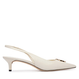Tory Burch Туфлі Tory Burch Eleanor Slingback 181018 Кремовий