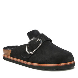 Genuins Papuče Genuins Grisel G104527 Sheepskin Velour Black