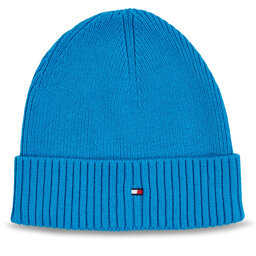 Tommy Hilfiger Berretto Tommy Hilfiger Essential Flag Beanie AM0AM10337 Cerulean Aqua CZU