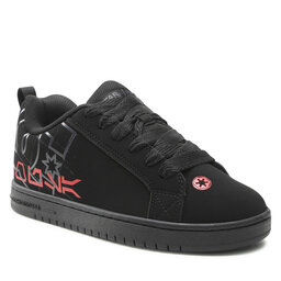 DC Sneakers DC Sw Ct Graffik ADYS100727 Black/Grey/Red (XKSR)