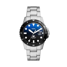 Fossil Zegarek Fossil Blue FS6038 Black/Silver