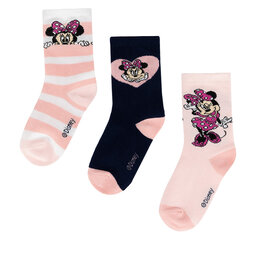 Mickey&Friends Lange Socken Mickey&Friends ACCCS-AW24-341DCLS (3-PACK) Rosa