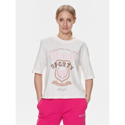 Guess Guess Camiseta V4RI07 K8FQ4 Blanco Boxy Fit