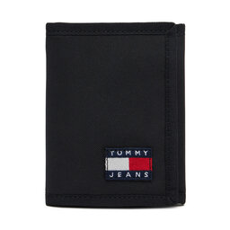 Tommy Jeans Μικρό Πορτοφόλι Ανδρικό Tommy Jeans Tjm Ess Daily Nylon Tri Wallet AM0AM13269 Μαύρο