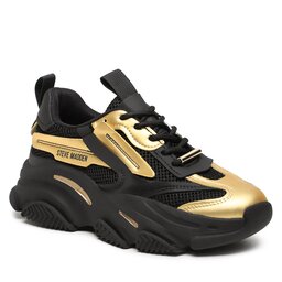 Steve Madden Sneakersy Steve Madden Possession-E Sneaker SM19000033 SM19000033-363 Blk/Gold