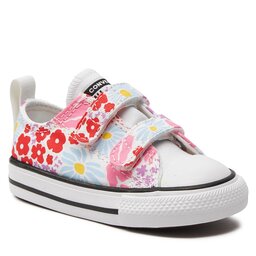Converse Baskets Converse Chuck Taylor All Star Easy On Floral A06340C White/True Sky/Oops Pink