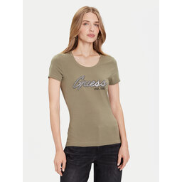 Guess Guess T-Shirt W5YI16 J1314 Grün Regular Fit