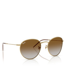 Ray-Ban Сонцезахисні окуляри Ray-Ban Round Reverse 0RBR0103S 001/CB55 Золотий