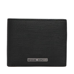 Tommy Hilfiger Geldbörse Tommy Hilfiger Th Business Saffi Mini Cc Wallet AM0AM14785 Schwarz
