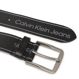 

Чоловічий ремінь Calvin Klein Jeans Round Classic Belt Aop 40Mm K50K510159 0GJ, Чорний
