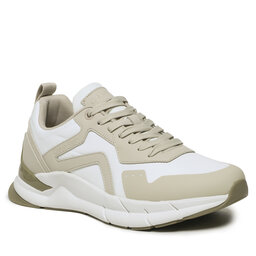 Calvin Klein Сникърси Calvin Klein Low Top Lace Up Mix HM0HM00867 Feather Gray/White/Aloe 0F5