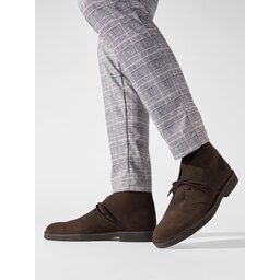 Clarks Schnürschuhe Clarks Desert Bt Evo Dark Braun