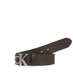 Calvin Klein Jeans Moški pas Calvin Klein Jeans Round Mono Pl Lthr Tx Belt K50K511155 Bitter Brown BAP