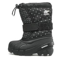 

Снігоходи Sorel Childrens Flurry Print NC3503-010 Black, Чорний