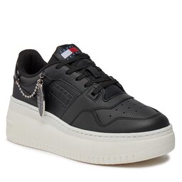 Tommy Jeans Sneakers Tommy Jeans Tjw Retro Basket Flatform Charm EN0EN02421 Black BDS