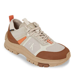 Calvin Klein Jeans Sneakers Calvin Klein Jeans Hiking Lace Up Low Cor YM0YM00801 Plaza Taupe/Eggshell/Brown Sugar 0HI