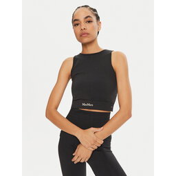 Max Mara Leisure Max Mara Leisure Marškinėliai Urago 2426366208 Juoda Slim Fit