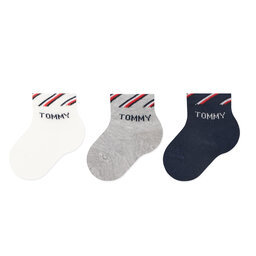 Tommy Hilfiger Set di 3 paia di calzini lunghi da bambini Tommy Hilfiger 701220277 Multicolore