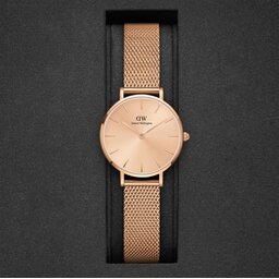

Годинник Daniel Wellington Petite Unitone DW00100470 Rose Gold/Rose Gold, Рожевий