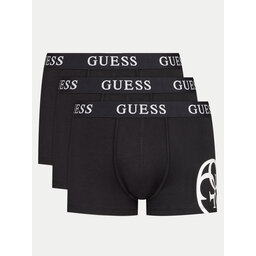 Guess Guess Σετ μποξεράκια 3 τμχ Placed Logo U4RG04 K6YW0 Μαύρο