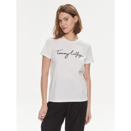 Tommy Hilfiger Tommy Hilfiger Футболка Signature WW0WW41674 Білий Regular Fit