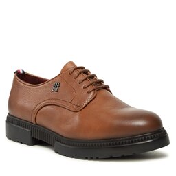 Tommy Hilfiger Lågskor Tommy Hilfiger Comfort Cleated Termo Lth Shoe FM0FM04647 Winter Cognac GVI