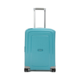 Samsonite Mała Twarda Walizka Samsonite S'Cure 49539-1012-1BEU Aqua Blue