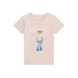 Guess Guess Футболка J6GI04 K6YW4 Рожевий Regular Fit