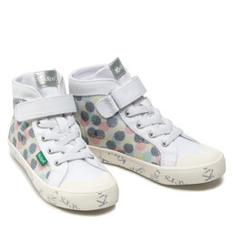 

Кеди Kickers Godup 858435-30 S Blanc Pois Multico 33, Білий