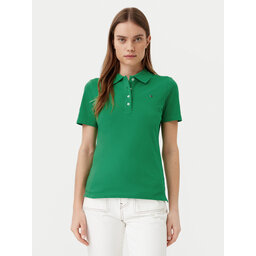 Tommy Hilfiger Tommy Hilfiger Polo marškinėliai 1985 WW0WW43225 Žalia Slim Fit