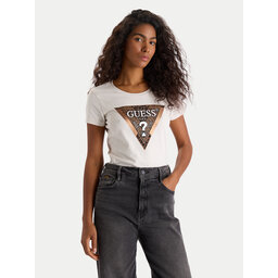 Guess Guess Camiseta W5BI28 J1314 Blanco Slim Fit
